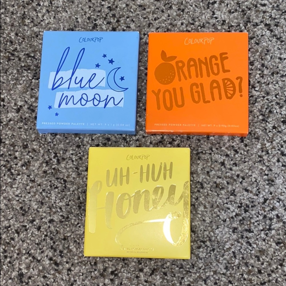 Colourpop Eyeshadow Palettes